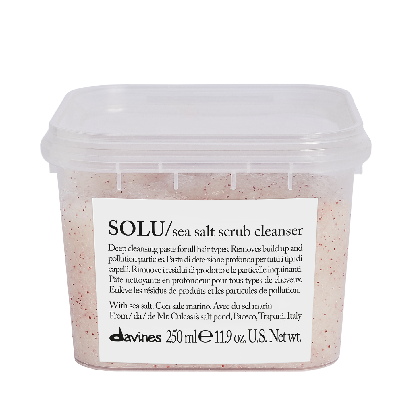 Davines Solu Sea Salt Scrub Cleanser 250ml
